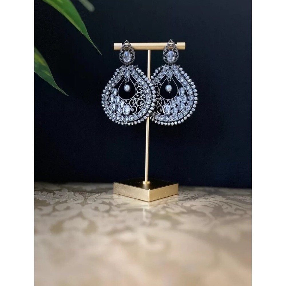 Indian Silver Earrings For Women Traditional‎ Jewelry For Weddings And Parties